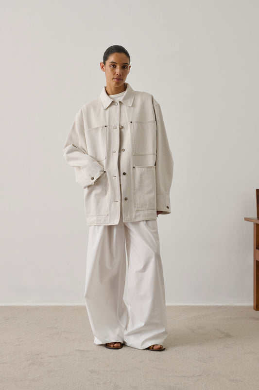 Veste Hija - Blanc Grès - Coton - Femme