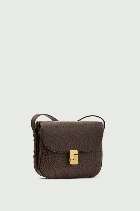 Sac Bellissima Mini - Vert Olive - Cuir - Femme