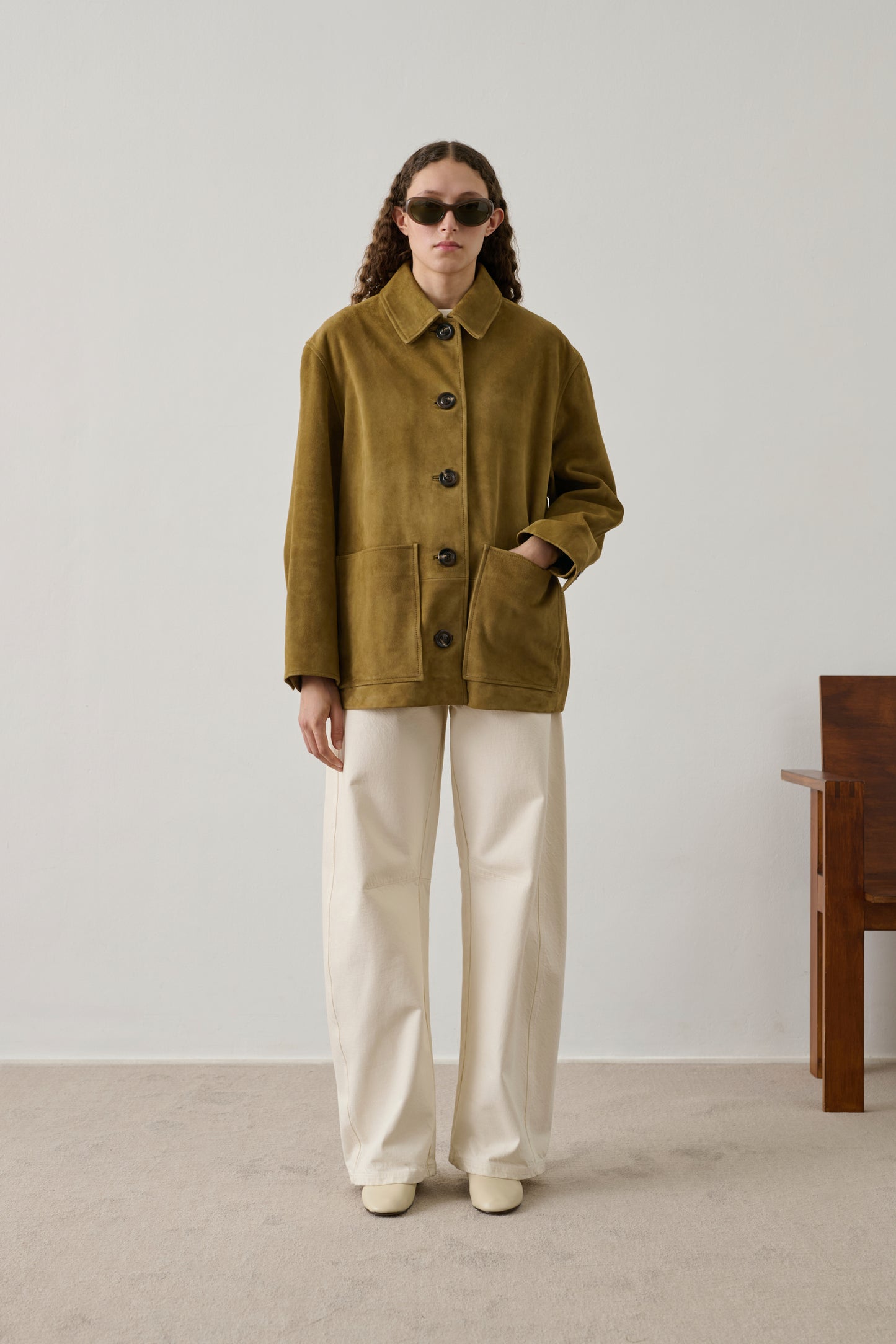 Blouson Vincenzo - Sable - Cuir - Femme