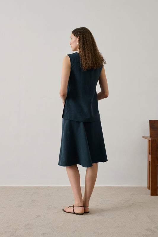 Jupe Gali - Pétrole - Femme